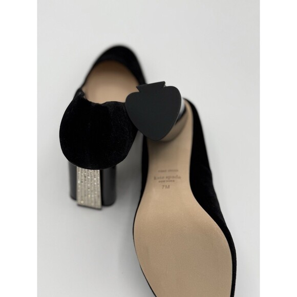 NEW Kate Spade Sybil Pumps Size 8.5 Black Velvet Heels  Kate Spade New York Sybil pump in black velvet Women’s‎ Size 7 (defaced) NWB!